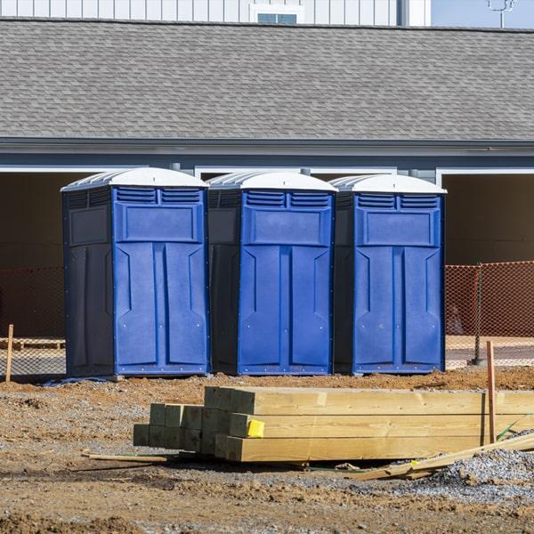 Heavy-duty construction site porta potty in Sioux Falls, South Dakota